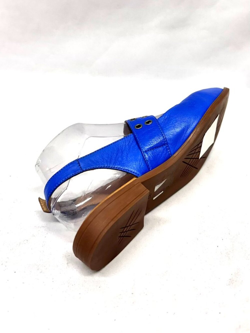 MIZ MOOZ WOMEN'S SLINGBACK MARY JANE LEATHER FLATS BLUE 37EU / 7US # T- 239 - Picture 3 of 5